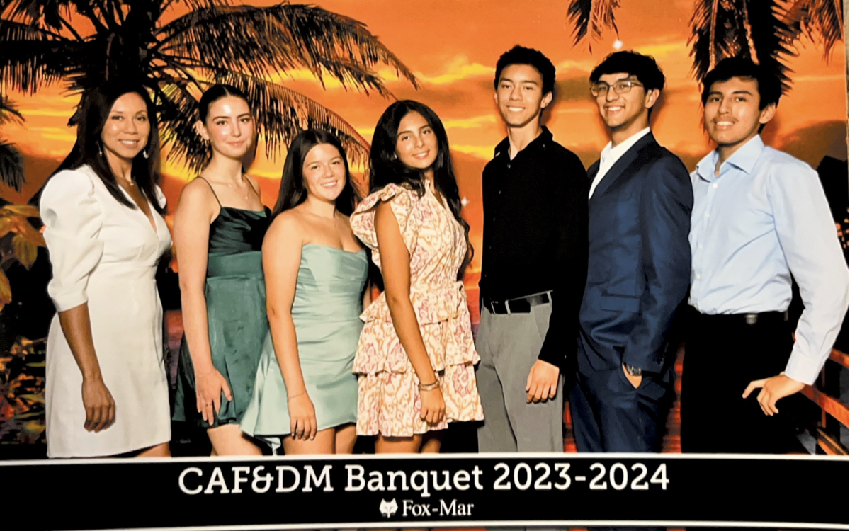 The banquets attendees were able to receive pictures photographed and printed out by Fox-Mar as memorabilia to their experience in CAF&DM. 